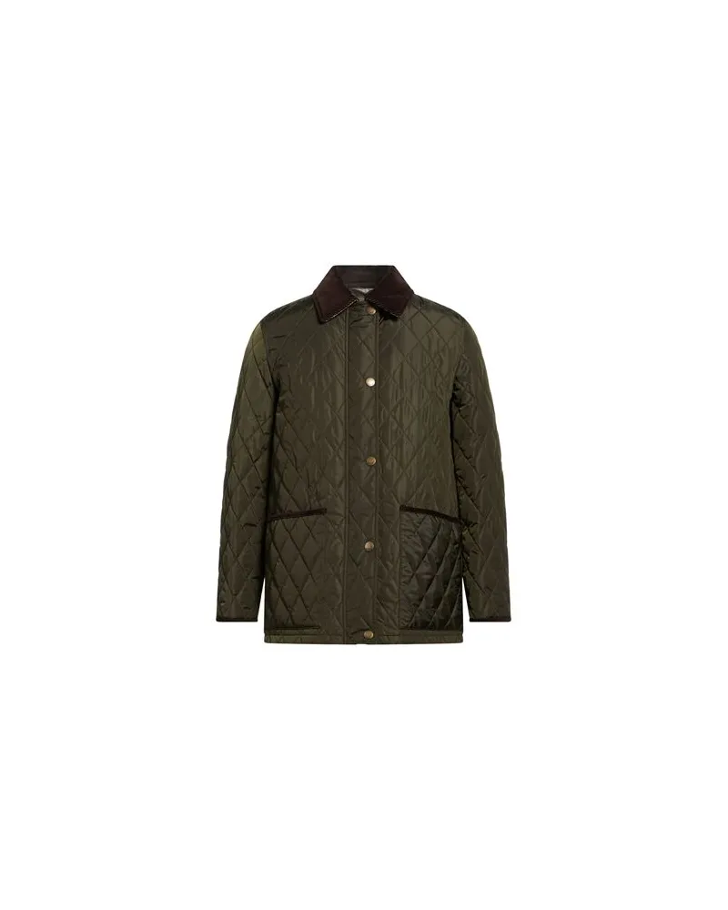 Burberry JACKEN & MÄNTEL - Pufferjacken & Daunenjackenauf YOOX.COM Militärgrün
