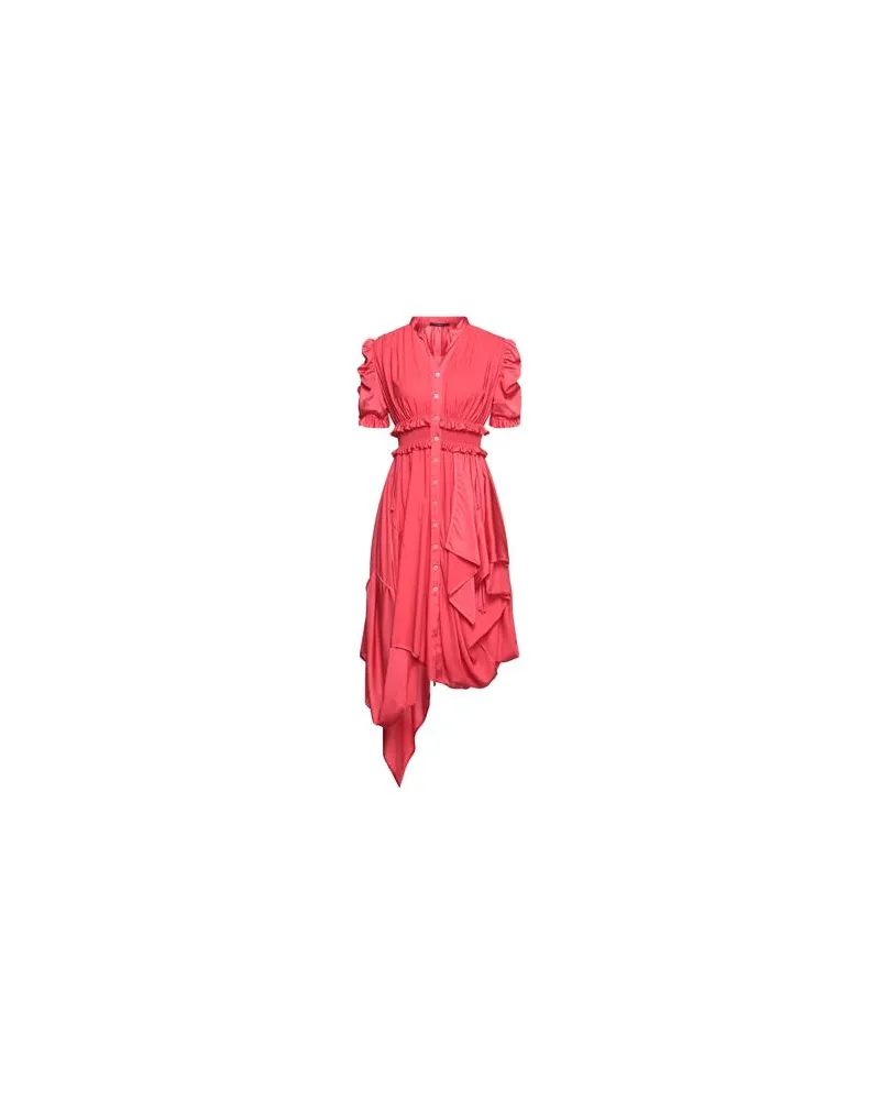 HIGH KLEIDER - Midi-Kleiderauf YOOX.COM Koralle