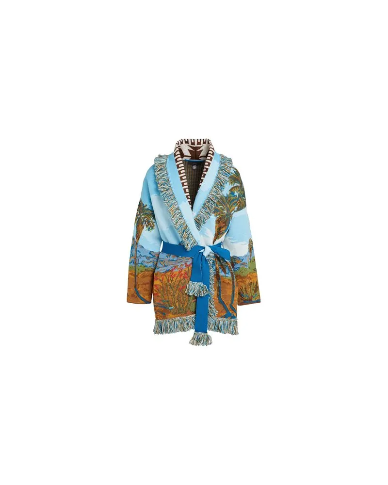 Alanui STRICKWAREN - Strickjackenauf YOOX.COM Hellblau