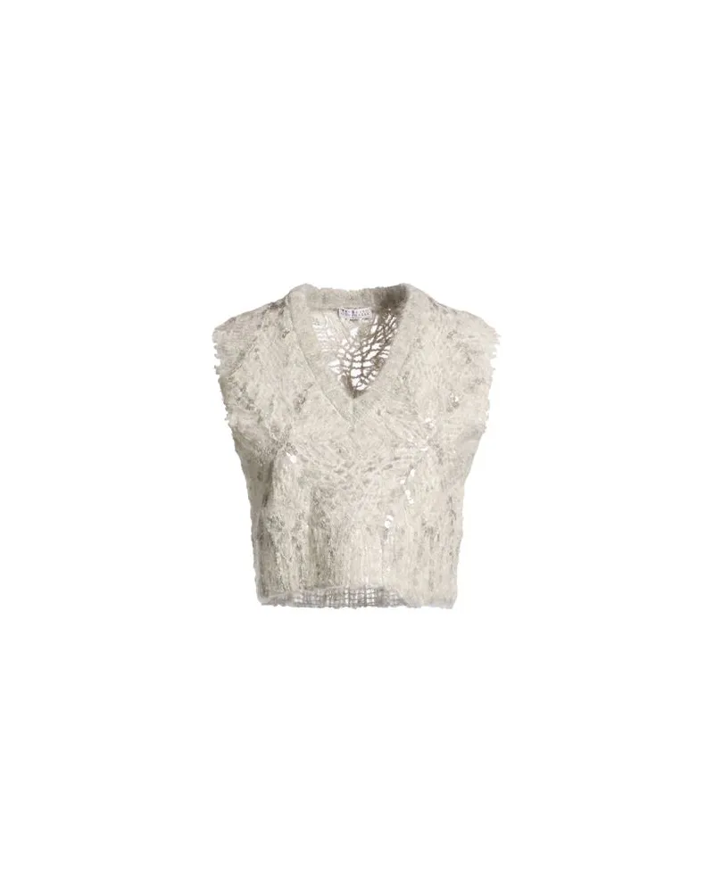 Brunello Cucinelli STRICKWAREN - Pulloverauf YOOX.COM Hellgrau