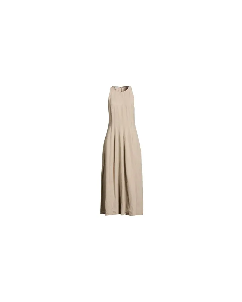 Brunello Cucinelli KLEIDER - Maxi-Kleiderauf YOOX.COM Maulwurfsgrau