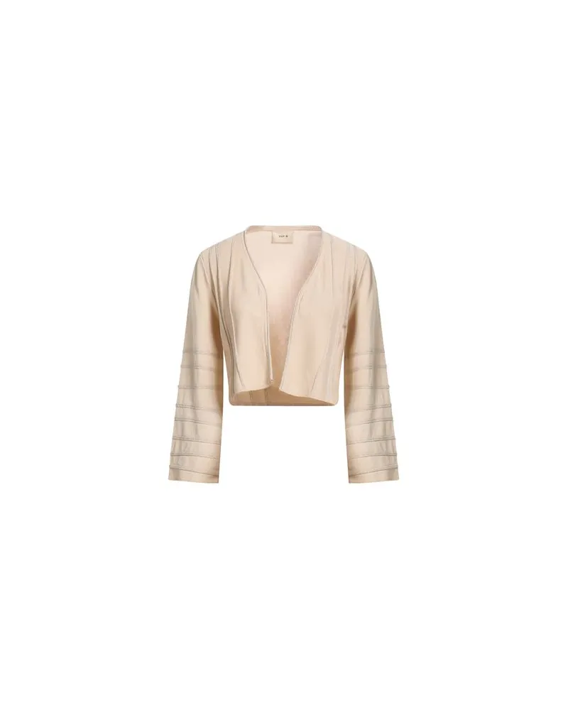 TOY G STRICKWAREN - Strickjackenauf YOOX.COM Beige