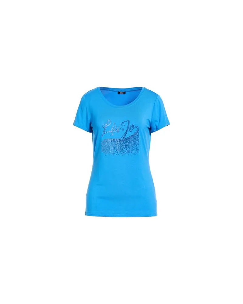 Liu Jo TOPS - T-shirtsauf YOOX.COM Azurblau
