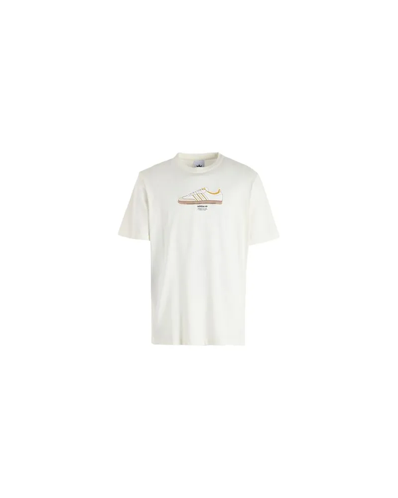 adidas TS SPORT 3  - TOPS - T-shirtsauf YOOX.COM Elfenbein