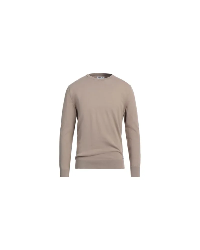 Replay STRICKWAREN - Pulloverauf YOOX.COM Beige