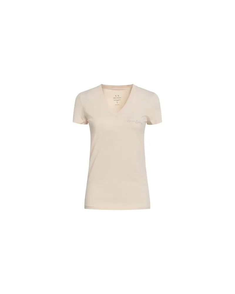 Armani Exchange TOPS - T-shirtsauf YOOX.COM Beige