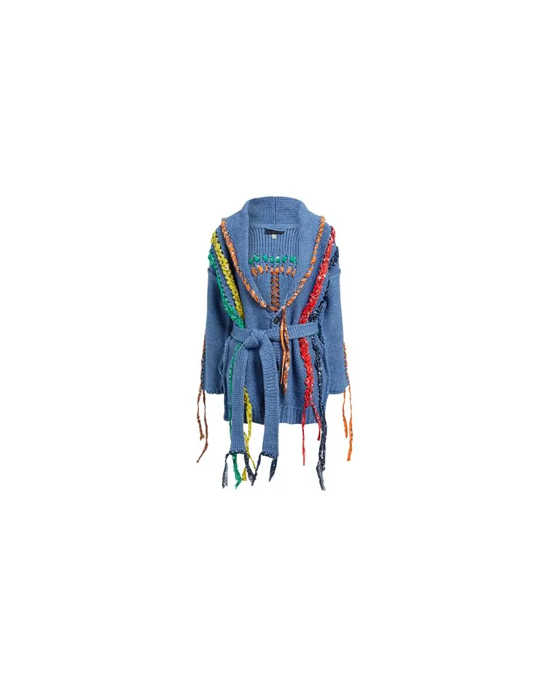 Alanui STRICKWAREN - Strickjackenauf YOOX.COM Blaugrau