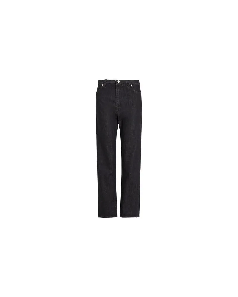8 by Yoox ORGANIC COTTON DENIM SLIM-STRAIGHT JEAN  - HOSEN & RÖCKE - Jeanshosenauf YOOX.COM Schwarz