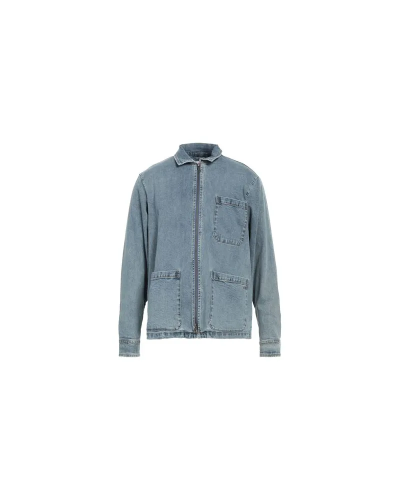 Sun68 TOPS - Jeanshemdenauf YOOX.COM Blau