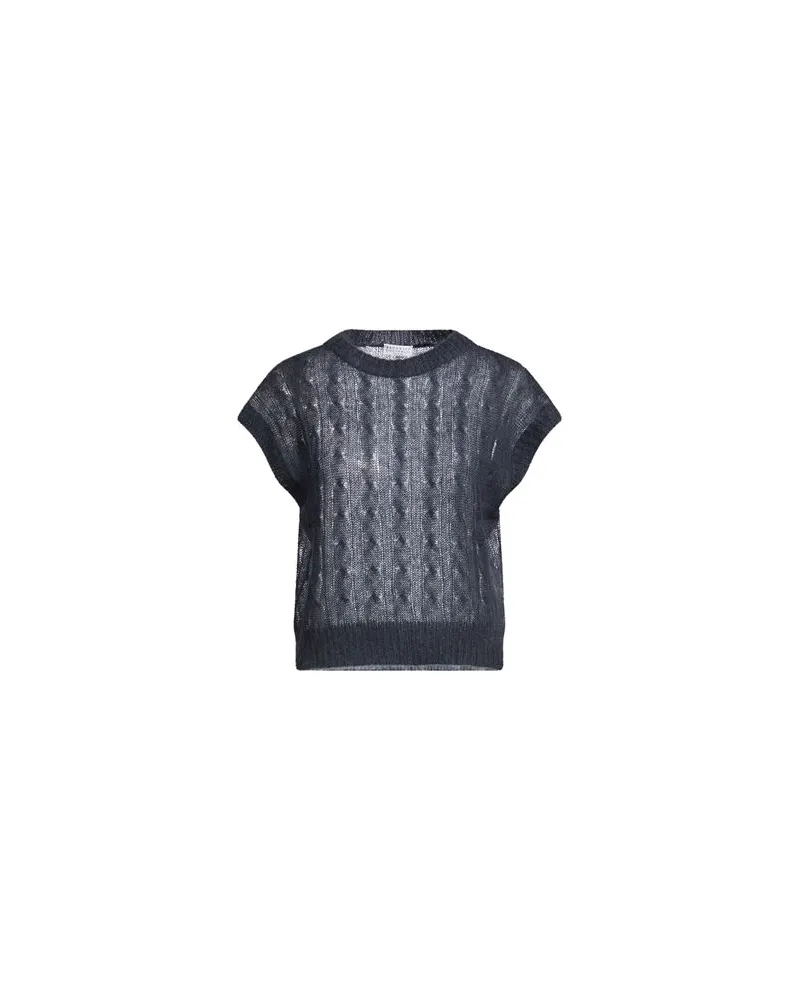 Brunello Cucinelli STRICKWAREN - Pulloverauf YOOX.COM Blau