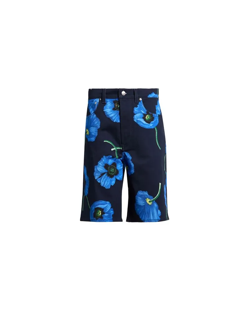 Kenzo HOSEN & RÖCKE - Jeansshortsauf YOOX.COM Marineblau