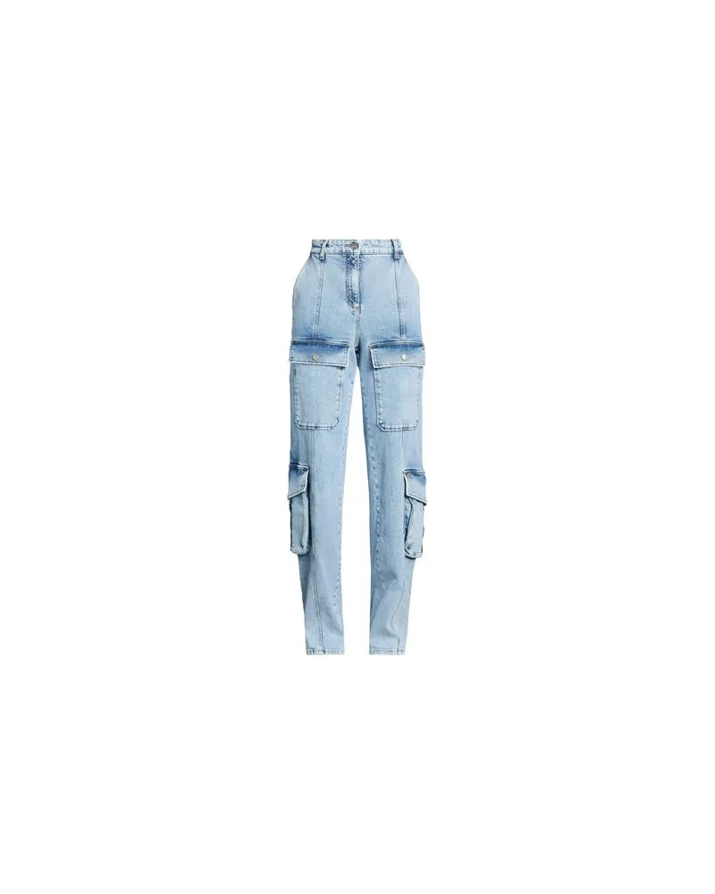 ENTERPRISE JAPAN HOSEN & RÖCKE - Jeanshosenauf YOOX.COM Blau