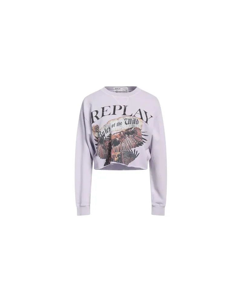Replay TOPS - Sweatshirtsauf YOOX.COM Lila