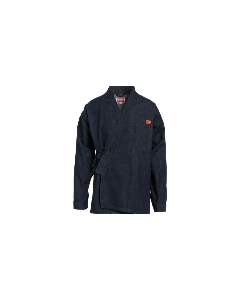 Kenzo JACKEN & MÄNTEL - Jeansjacken/Mäntelauf YOOX.COM Blau