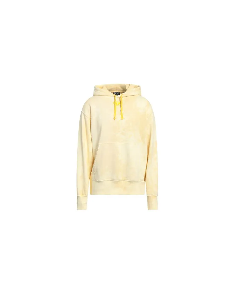 Diesel TOPS - Sweatshirtsauf YOOX.COM Pastellgelb