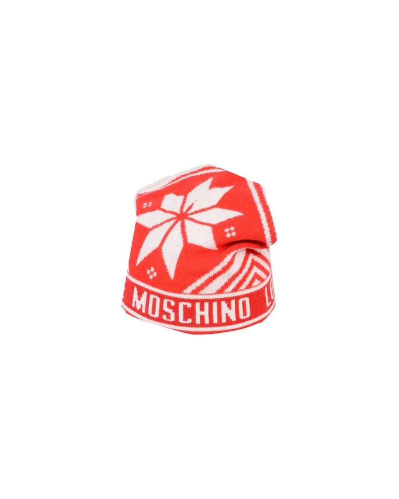 Moschino ACCESSOIRES - Mützen & Hüteauf YOOX.COM Rot