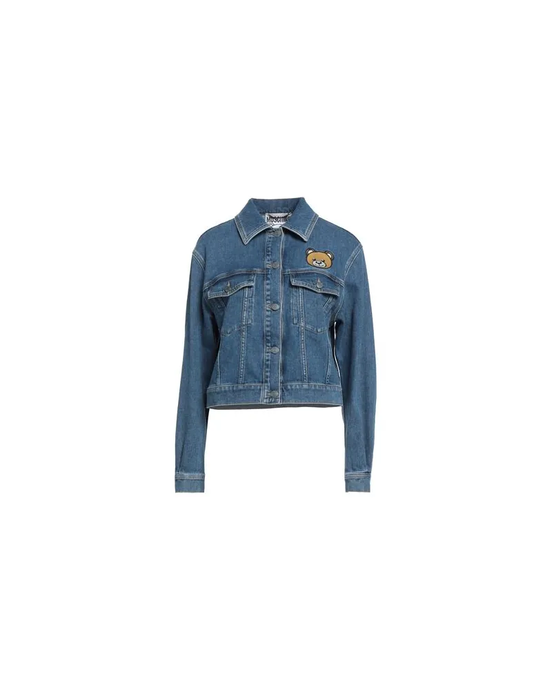 Moschino JACKEN & MÄNTEL - Jeansjacken/Mäntelauf YOOX.COM Blau