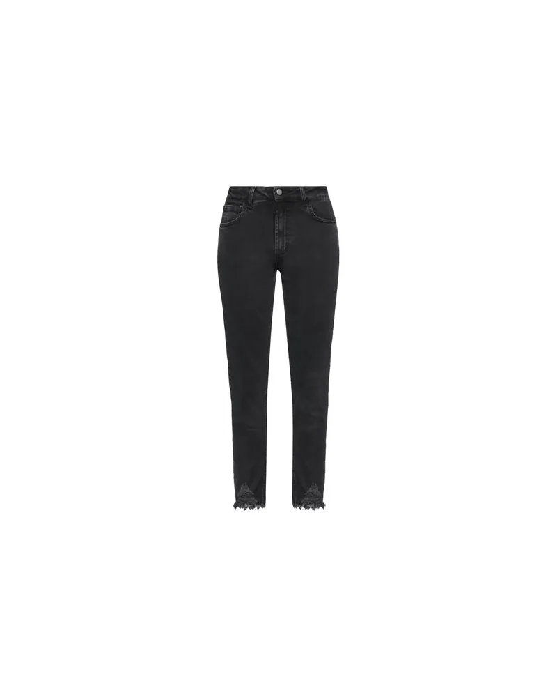 KONTATTO HOSEN & RÖCKE - Jeanshosenauf YOOX.COM Schwarz