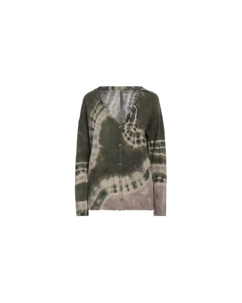 Raquel Allegra STRICKWAREN - Strickjackenauf YOOX.COM Militärgrün