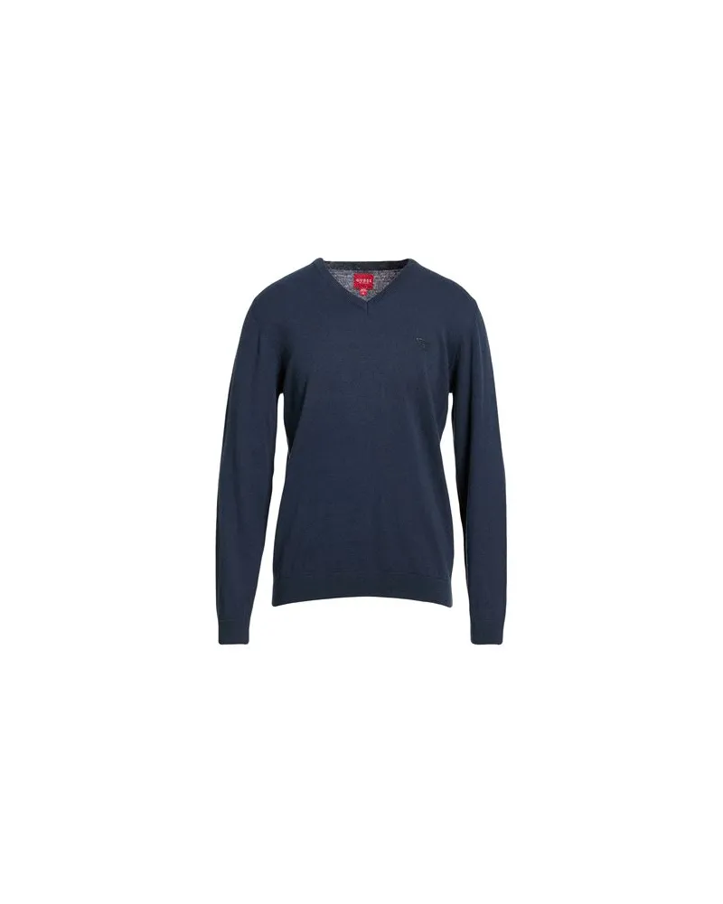 Guess STRICKWAREN - Pulloverauf YOOX.COM Marineblau