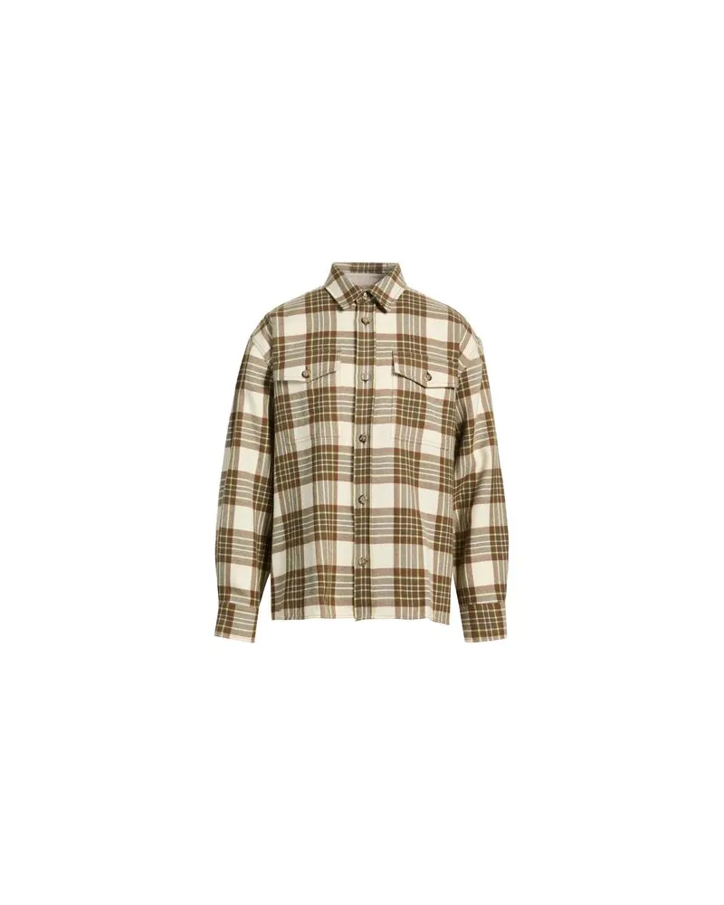 AMI Paris TOPS - Hemdenauf YOOX.COM Cremeweiß