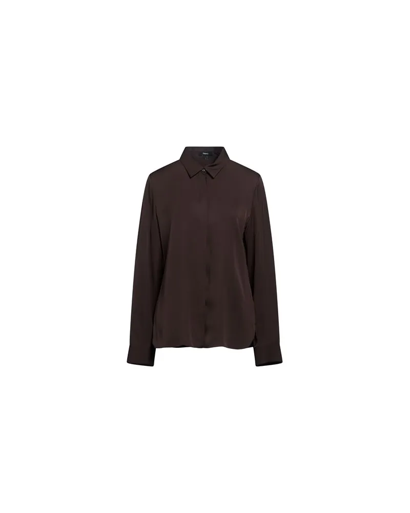 Theory TOPS - Hemdenauf YOOX.COM Dunkelbraun