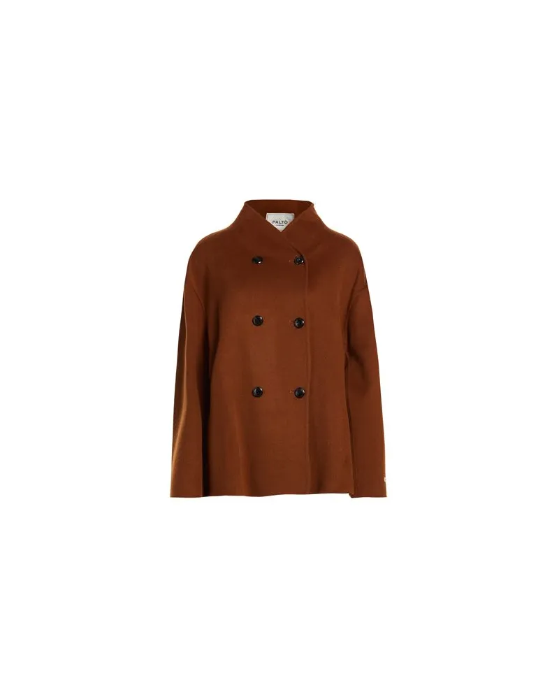 Paltò JACKEN & MÄNTEL - Mäntelauf YOOX.COM Lederfarben