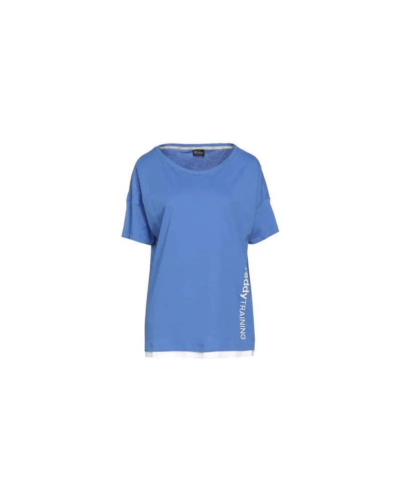 Freddy TOPS - T-shirtsauf YOOX.COM Azurblau