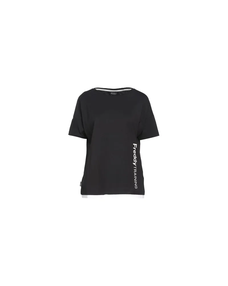 Freddy TOPS - T-shirtsauf YOOX.COM Schwarz