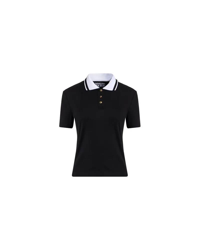 Versace Jeans TOPS - Poloshirtsauf YOOX.COM Schwarz