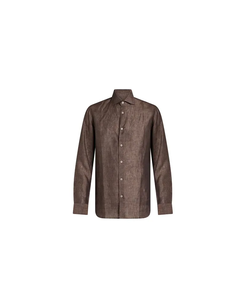 MOORER TOPS - Hemdenauf YOOX.COM Braun