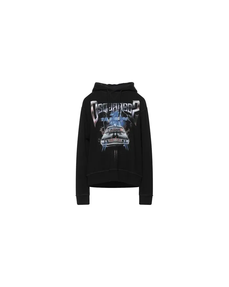 Dsquared2 TOPS - Sweatshirtsauf YOOX.COM Schwarz