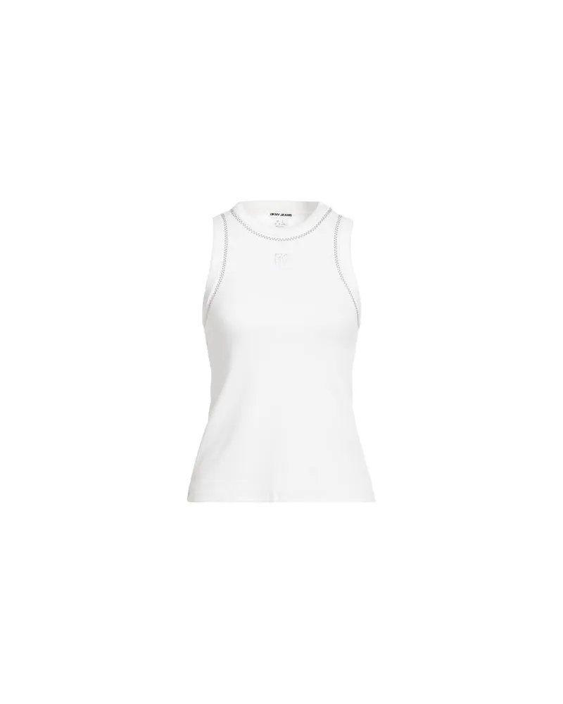 DKNY TOPS - Tank Topsauf YOOX.COM Weiß