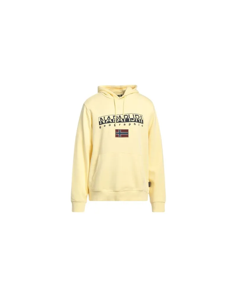 Napapijri TOPS - Sweatshirtsauf YOOX.COM Pastellgelb