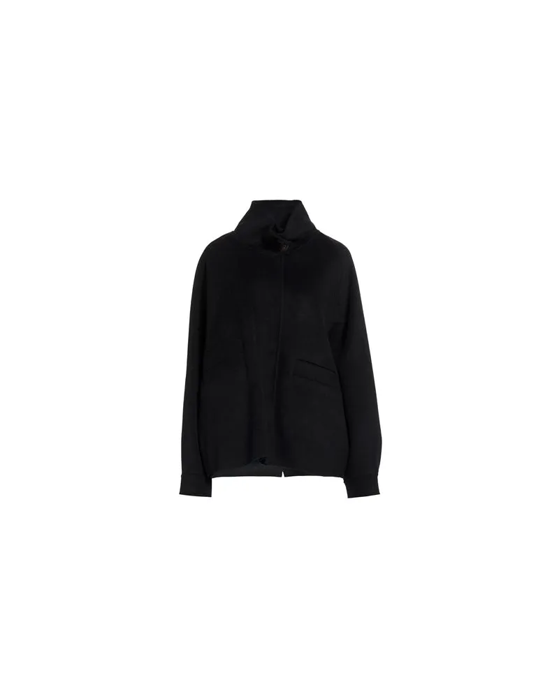 Manila Grace JACKEN & MÄNTEL - Mäntelauf YOOX.COM Schwarz