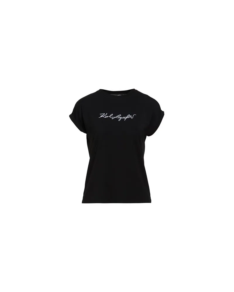 Karl Lagerfeld TOPS - T-shirtsauf YOOX.COM Schwarz