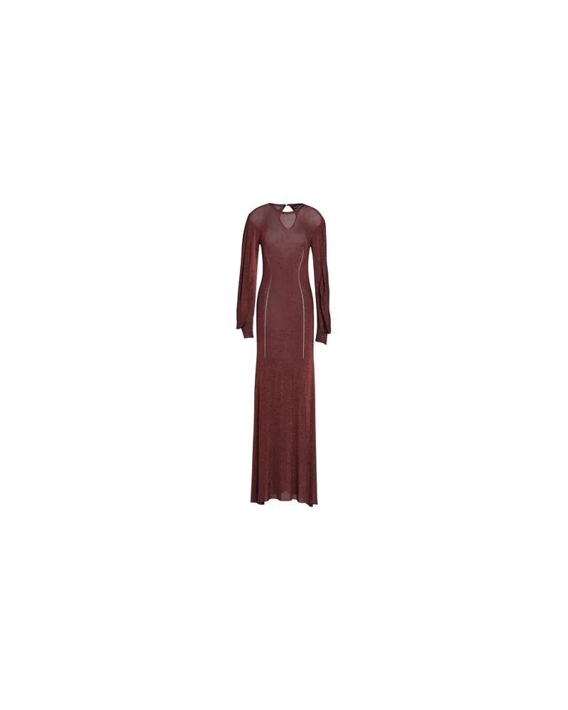 DEL CORE KLEIDER - Maxi-Kleiderauf YOOX.COM Tomatenrot