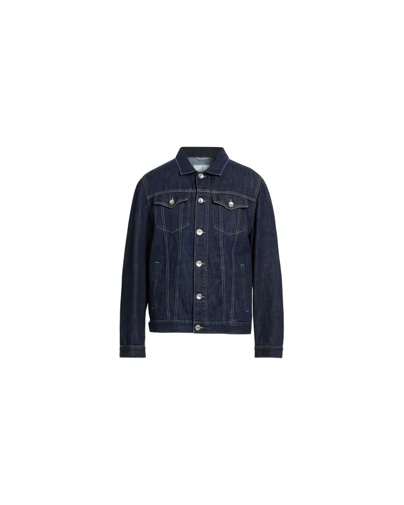 Brunello Cucinelli JACKEN & MÄNTEL - Jeansjacken/Mäntelauf YOOX.COM Blau
