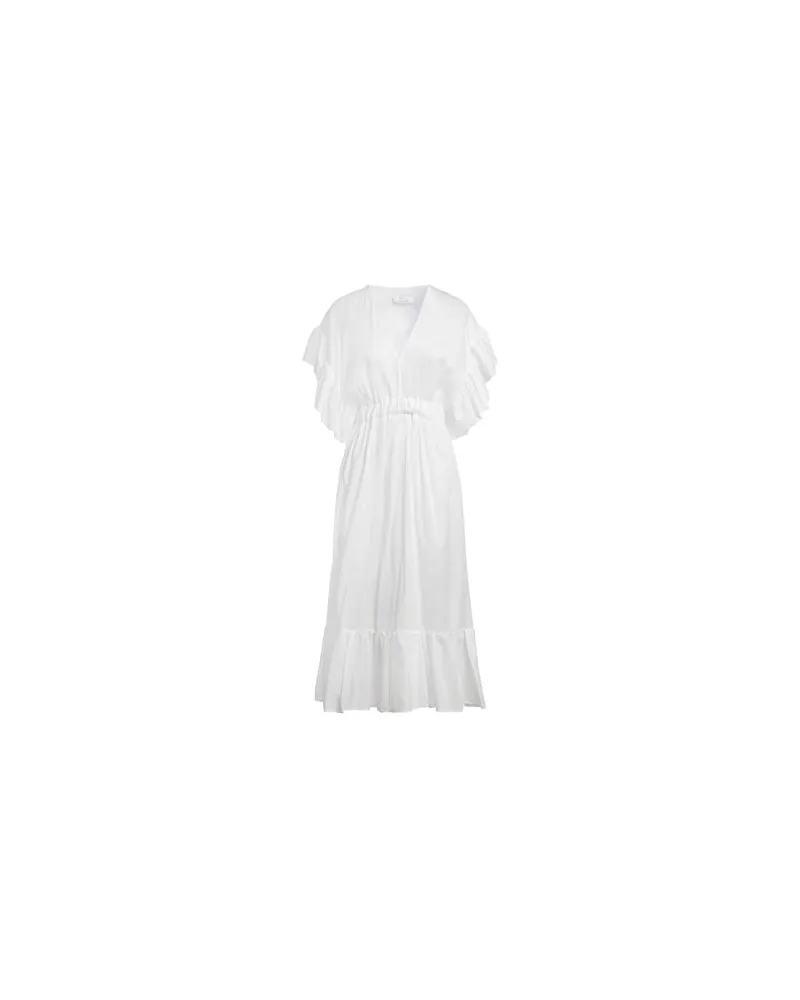 Kaos KLEIDER - Midi-Kleiderauf YOOX.COM Weiß