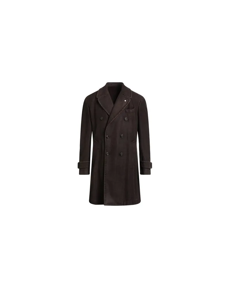 Luigi Bianchi Mantova JACKEN & MÄNTEL - Mäntelauf YOOX.COM Dunkelbraun