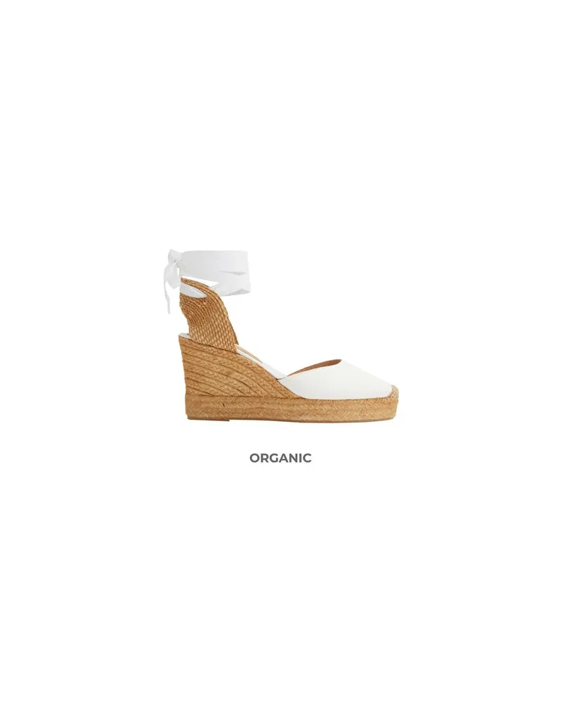 8 by Yoox ORGANIC COTTON WEDGE ESPADRILLES   - SCHUHE - Espadrillesauf YOOX.COM Weiß