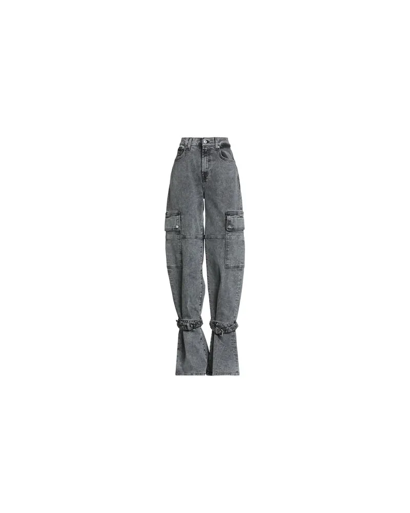 7 for all mankind CHIARA BIASI X  - HOSEN & RÖCKE - Jeanshosenauf YOOX.COM Grau