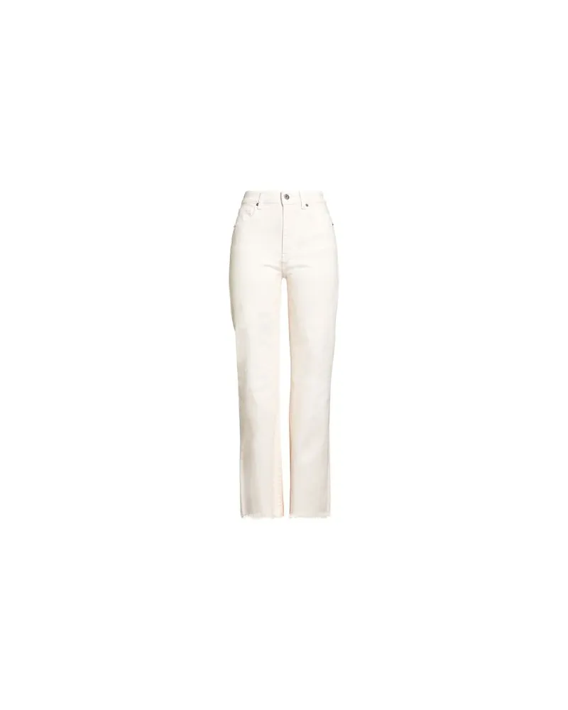 SOLOTRE HOSEN & RÖCKE - Hosenauf YOOX.COM Cremeweiß
