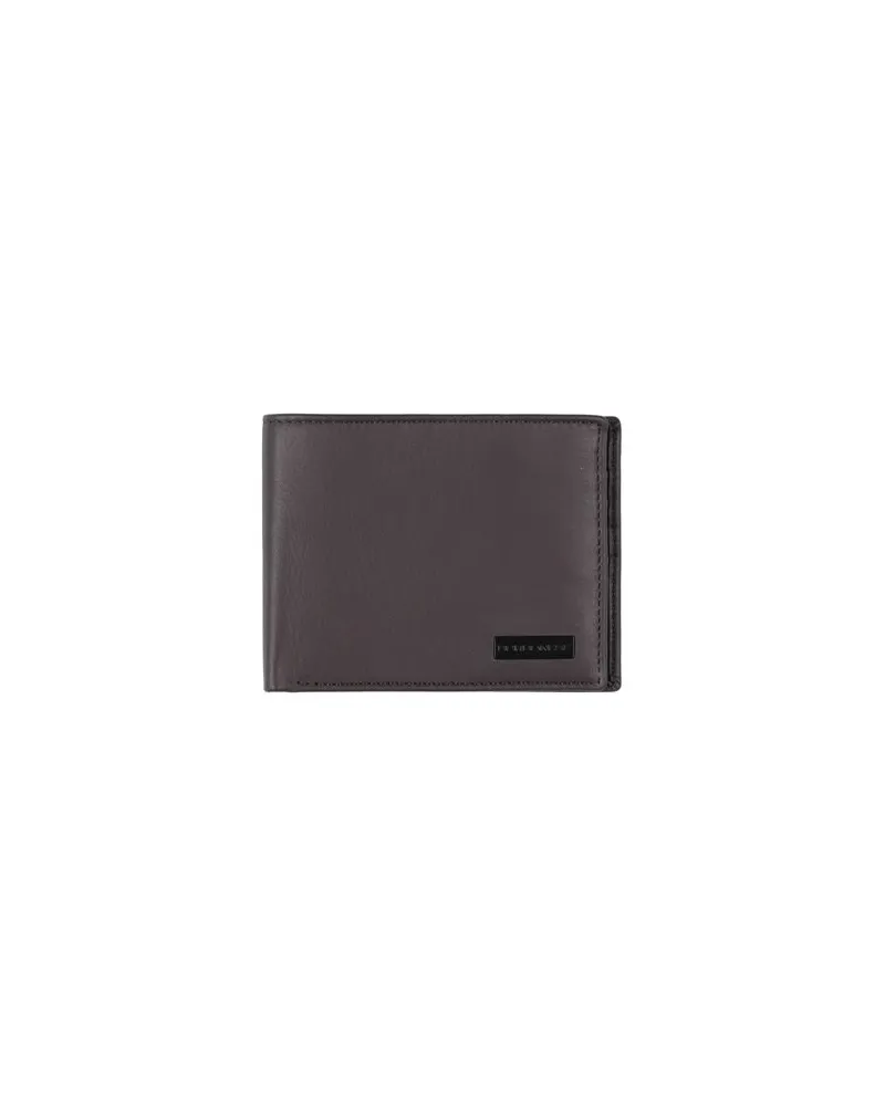 Borbonese Kleinlederwaren - Brieftaschenauf YOOX.COM Dunkelbraun