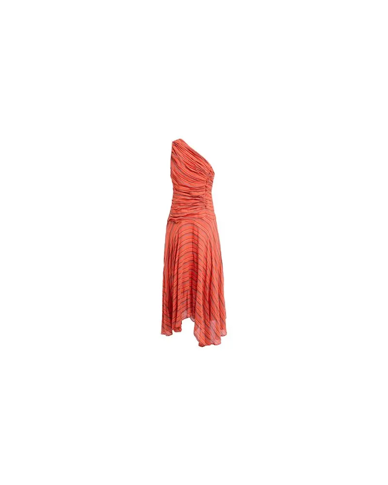 Ulla Johnson KLEIDER - Midi-Kleiderauf YOOX.COM Orange