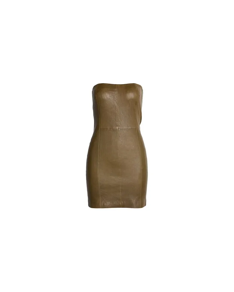 SPRWMN KLEIDER - Mini-Kleiderauf YOOX.COM Militärgrün