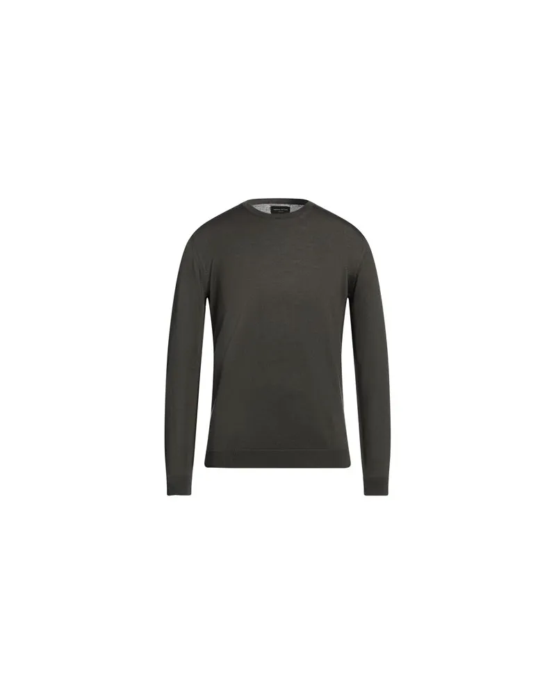 Roberto Collina STRICKWAREN - Pulloverauf YOOX.COM Dunkelgrün