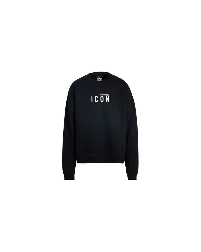 Dsquared2 ICON - TOPS - Sweatshirtsauf YOOX.COM Schwarz