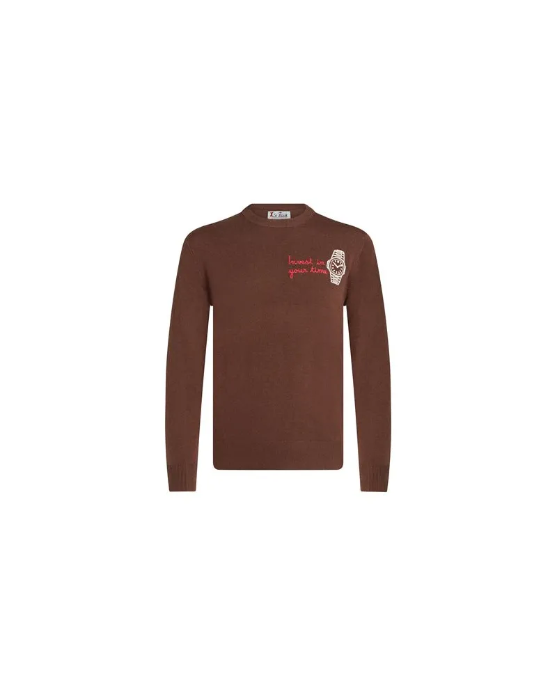 MC2 Saint Barth APRÈS-SKI COLLECTION - STRICKWAREN - Pulloverauf YOOX.COM Braun