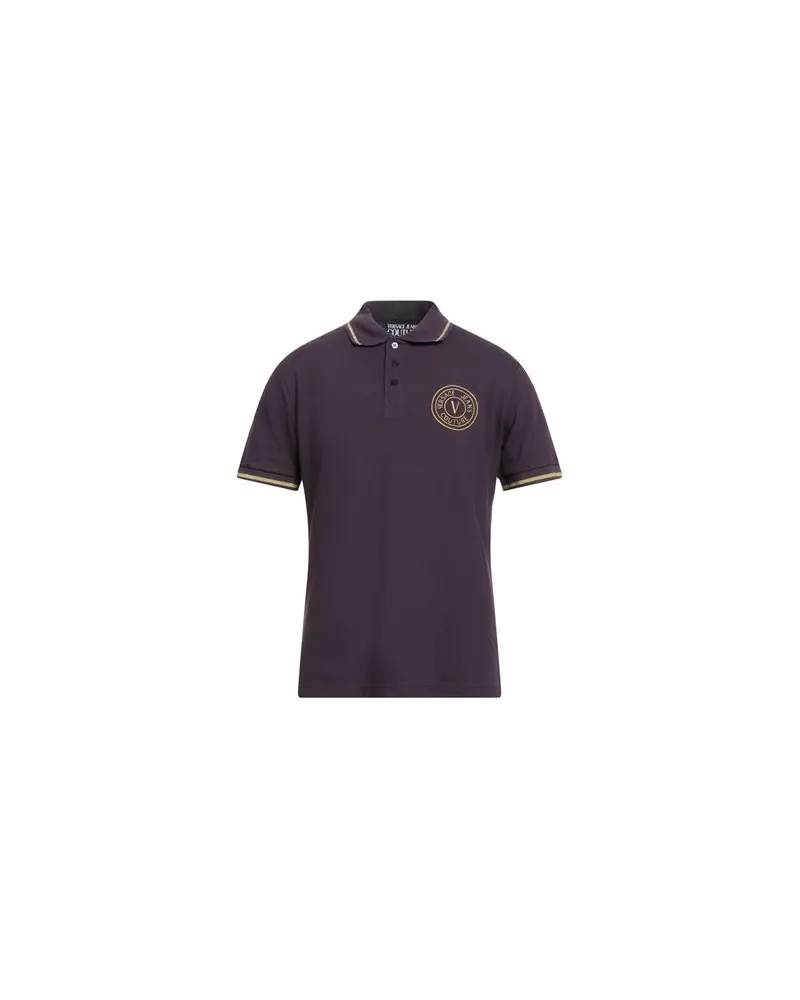 Versace Jeans TOPS - Poloshirtsauf YOOX.COM Pflaume
